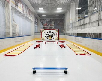 Как спроектировать бросковую зону для хоккея под ключ