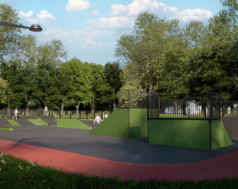 Размеры и стандарты уличных и крытых скейтпарков