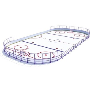 Хоккейный корт 30х15 м