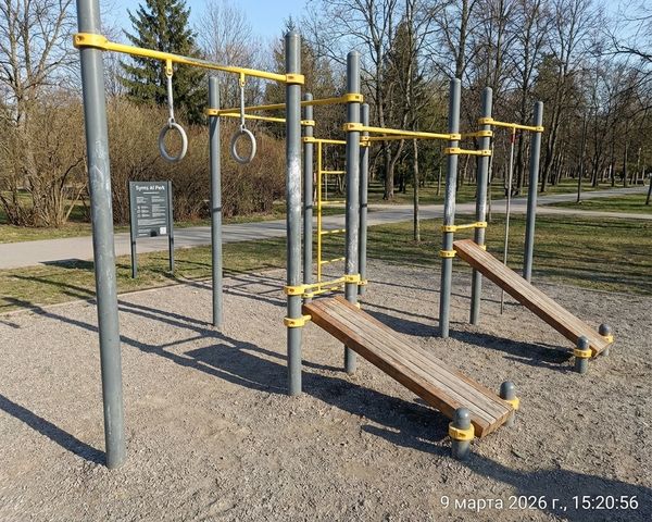 Воркаут площадка из модулей