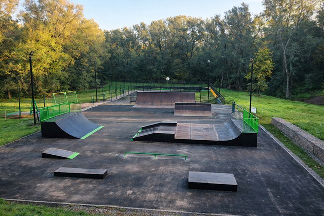 Готовый скейт-парк