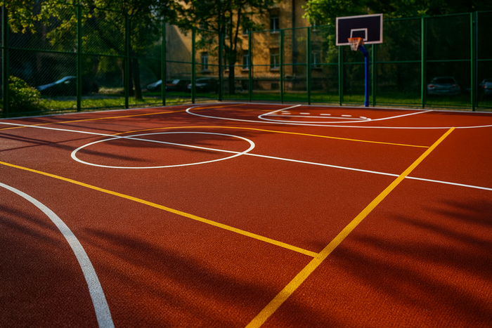 Установка ограждения спортивной площадки