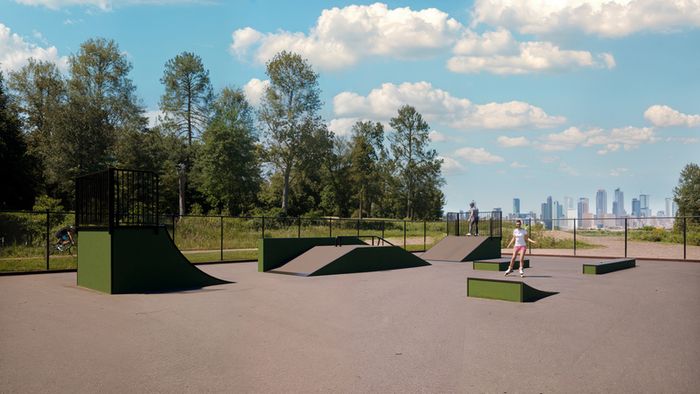 Готовый скейтпарк от производителя