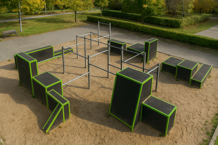 Паркур площадка от производителя